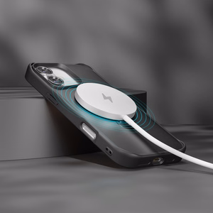 Etteri Matt Mag Ring Чехол для iPhone 17 Pro Max чёрный