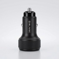 Blavec Autolaadija BS-04B-C Volt - USB + Type C - QC 3.0 18W PD 30W koos Type C to Type C cable (CCBS04BCV-UCB) must