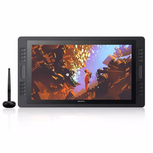 HUION Kamvas Pro 20 graafiline tahvelarvuti 5080 lpi 434,88 x 238,68 mm USB Must