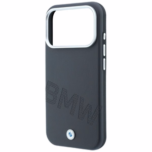 BMW ümbris mudelile IPHONE 18 Pro Max/17 Pro Max ühildub MagSafe'iga (Sign Inclined Deboss Letters) (värv: hall)
