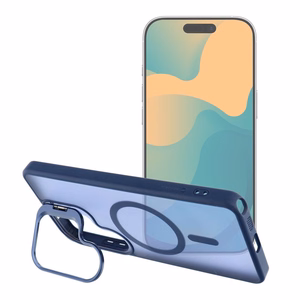 Case for Samsung A37 Forcell F-Protect Shadow Stand Premium compatible with MagSafe navy blue