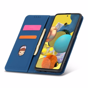 Magnetkaardi ümbris Xiaomi Redmi Note 11 Pro kott Kaardi rahakoti kaardi hoidja Sinine