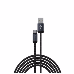 Devia кабель Gracious EC649 USB - USB-C 1,0 м 2A черный