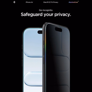 Spigen Glas.TR EZ Fit 2-pack privaatsus glass jaoks iPhone 17 Air