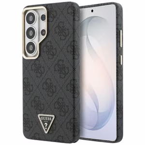 Guess чехол 4G Triangle Logo MagSafe для Samsung Galaxy S26 Ultra чёрный