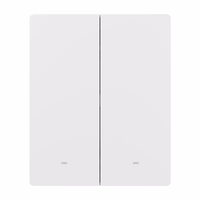 SONOFF M5-2C-80W WiFi Matter nutikas seina lüliti (2-channel, jaoks raam)