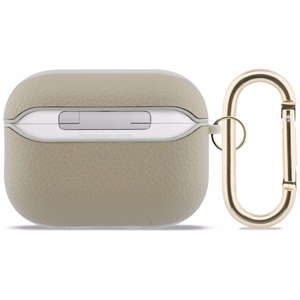 Guess Grained Classic Logo Hook ümbris for AirPods Pro 3 - kuldne