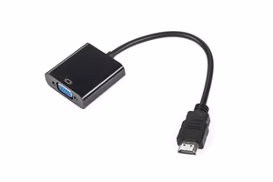HDMI male to VGA female adapter with audio