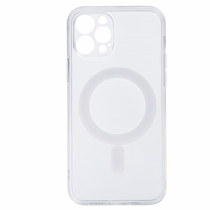 TEL PROTECT MagSilicone Ümbris jaoks Iphone 12 Pro Läbipaistev
