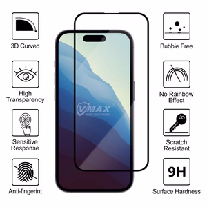 Vmax karastatud klaas 9D Glass jaoks iPhone 14 Pro Max 6,7"