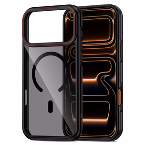Tech-Protect MagHybrid MagSafe Чехол для iPhone 17 Pro Max - чёрный и красный