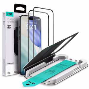 ESR UltraFit Karastatud klaas 2-pack jaoks iPhone 17 Pro Max - läbipaistev