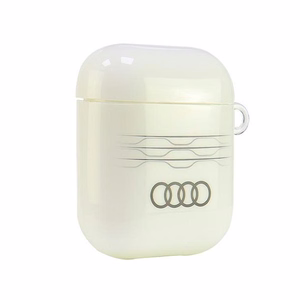 Audi IML Geometric Pattern Ümbris jaoks AirPods 1 / 2 - valge