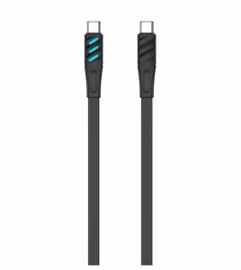 Havit CB6254 - USB Type C USB Type C laadimiskaabel, 1 m (must)