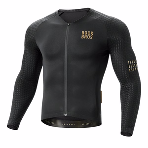 Rockbros YDCX008 Diamond Long Sleeve Cycling Jersey Size XXXL - Black