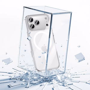 Benks Magnetic Crystal Ümbris jaoks Iphone 17 Pro läbipaistev (Camera Control Button)