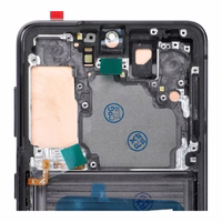 LCD Display jaoks SAMSUNG S21 5G hall SOFT OLED with frame