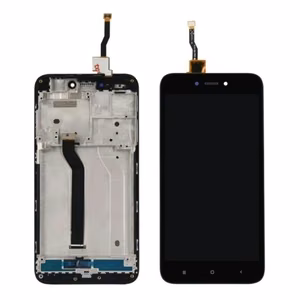 LCD ekraan ühilduv Xiaomi Redmi 5A raamiga valge HQ