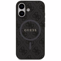 GUESS ümbris jaoks IPHONE 17 compatible with MagSafe GUHMP17SG4GFRK (PU 4G Ring Classic Logo) must