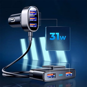 Car laadija Joyroom JR-CL03 5-Port USB (must)