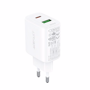 Acefast wall Laadija USB Type C / USB 20W, PPS, PD, QC 3.0, AFC, FCP valge (A25 valge)