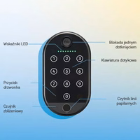 Yale 05/303000/BL Smart Keypad 2 - Numeric keypad with fingerprint reader must