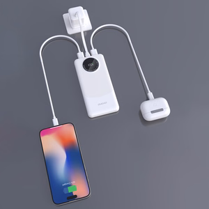 Powerbank Dudao K12 10000mAh PD22.5W USB-A, USB-C - valge