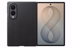 Samsung Galaxy Z Fold8 aramiidkiust magnetümbris 2 peegeldusvastase kilega, must