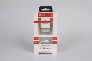 Wall charger Maxximus Urban 2.1A  type-c 2xUSB