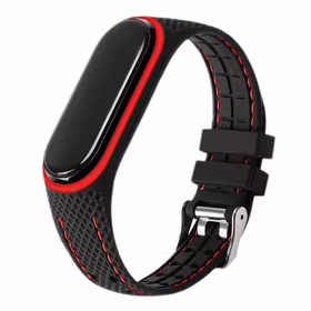 Elastomer strap LIFESTYLE jaoks XIAOMI Mi Band 7 must (04)