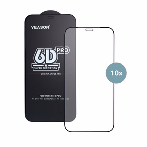 6D Pro Veason Glass (SET 10in1) - jaoks Iphone 7 / 8 / SE 2020 / SE 2022 must