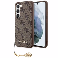 Guess 4G Charms Collection ümbris jaoks Samsung Galaxy A35 - brown