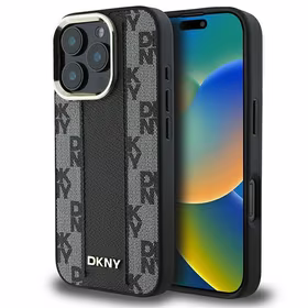 DKNY Checkered Pattern Magsafe iPhone 16 Pro Max Ümbris - Must