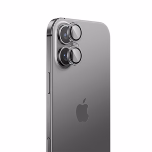 Закалённое стекло Benks Glass Warrior Lens Protector на камеру для iPhone 16/16 Plus (линз 2 штуки) серое