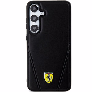 Ferrari Hot Stamp V Lines MagSafe ümbris jaoks Samsung Galaxy S24+ - must