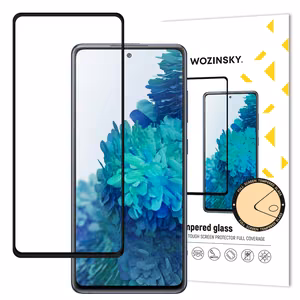 Wozinsky karastatud klaasist Full Glue Super Tough ekraani kaitsja Full Coveraged koos raamiga Case Friendly Samsung Galaxy S20 FE must