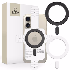 Ring Tech-Protect MMP-100 koos MagSafe (2 pcs.) - valge - must