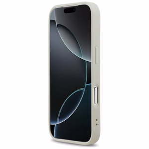 DKNY Checkered with Printed Stripes iPhone 17 Pro Ümbris - Beige