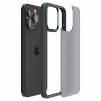 Spigen Ultra Hybrid iPhone 15 Pro Max Ümbris - tumeroheline