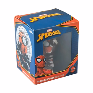 Spider-Man & Venom klaasist lumekera kinkekarbis