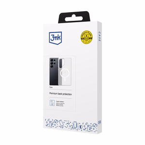 3mk Smoke MagCase Samsung Galaxy S25 Ultra jaoks valge-poolläbipaistev