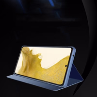 Clear View Ümbris cover jaoks Samsung Galaxy S23+ flip cover sinine