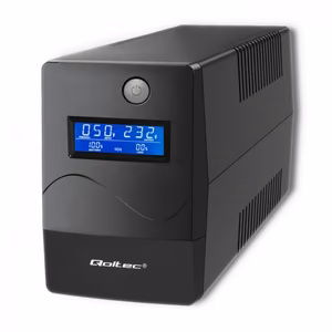 Qoltec Monolith katkematu toiteallikas (UPS) topeltkonversioon (Online) 0.45 kVA 240 W 2 AC pistikupesa