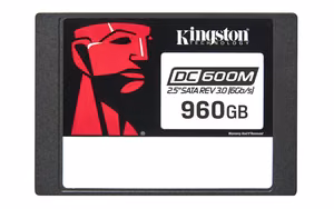 SSD ketas KINGSTON DC600M 960GB SATA III 2.5" kirjutamine 530 MB/s lugemine 560 MB/s