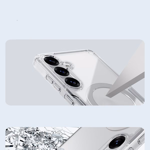 Nillkin Nature TPU Pro Magnetic Ümbris with MagSafe jaoks Samsung S25 - valge