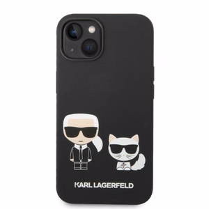 Karl Lagerfeld KLHMP14MSSKCK iPhone 14 Plus 6.7 "hardcase must / must Liquid Silicone Karl & Choupette Magsafe