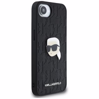 Karl Lagerfeld Monogram Karl Head Pin iPhone 16e Ümbris - Must