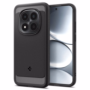 Spigen Rugged Armor ümbris Xiaomi Redmi Note 15 Pro 5G jaoks - must