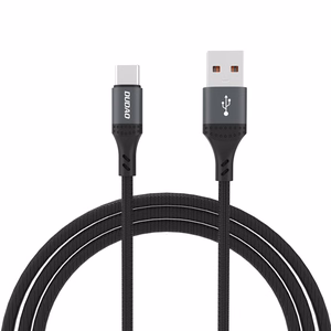 Dudao L3ST USB-A–USB-C kaabel, 5 A, 3,0 m, must