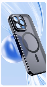 Rock Guard Touch Matte Series Magnetic Ümbris jaoks Iphone 15 Plus valge